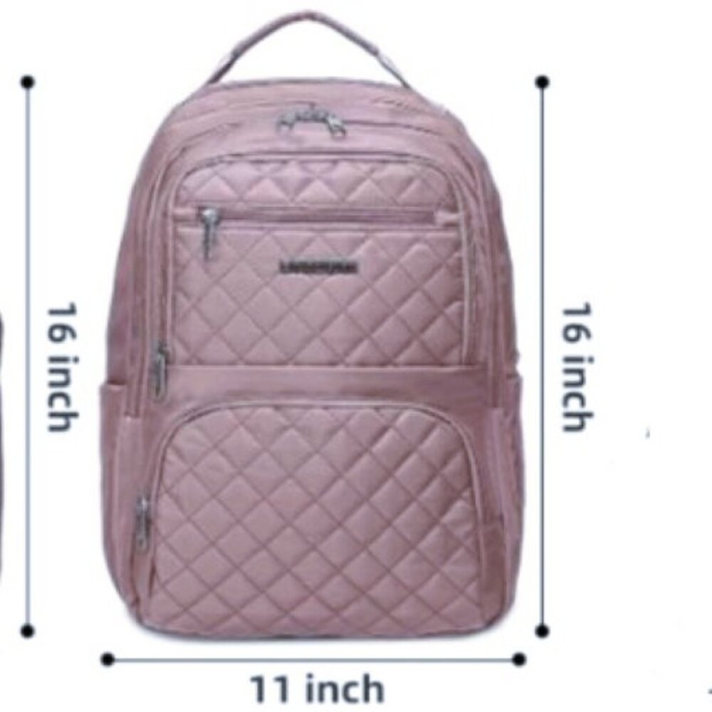 Larvender Back Pack, 16 x 11 inches, Lilac, Lightweight